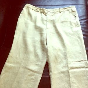 Ralph Lauren linen size 14 lined trousers